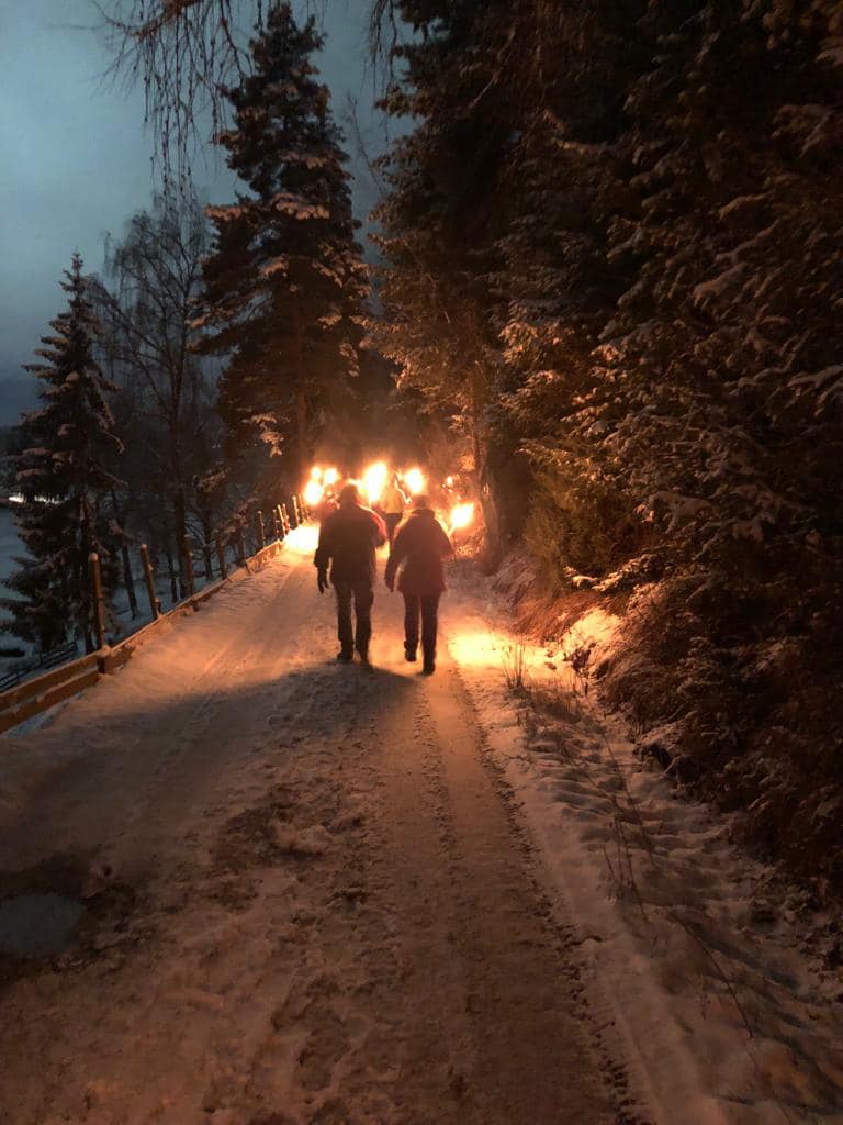 fakkeltocht ramsau